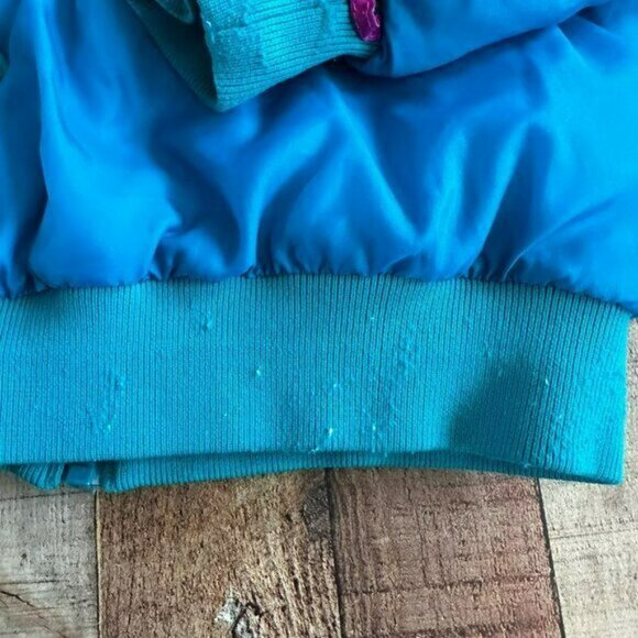 Vintage Columbia womens size medium pink and blue reversible puffer jacket - Picture 9 of 11